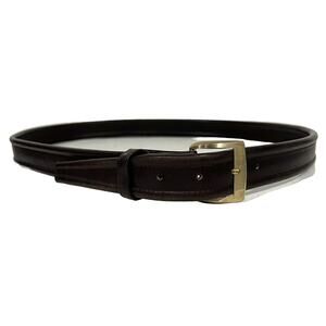 Harness House Men’s Belt Leather Hand Waxed Steerhide Dark Brown Sz 42